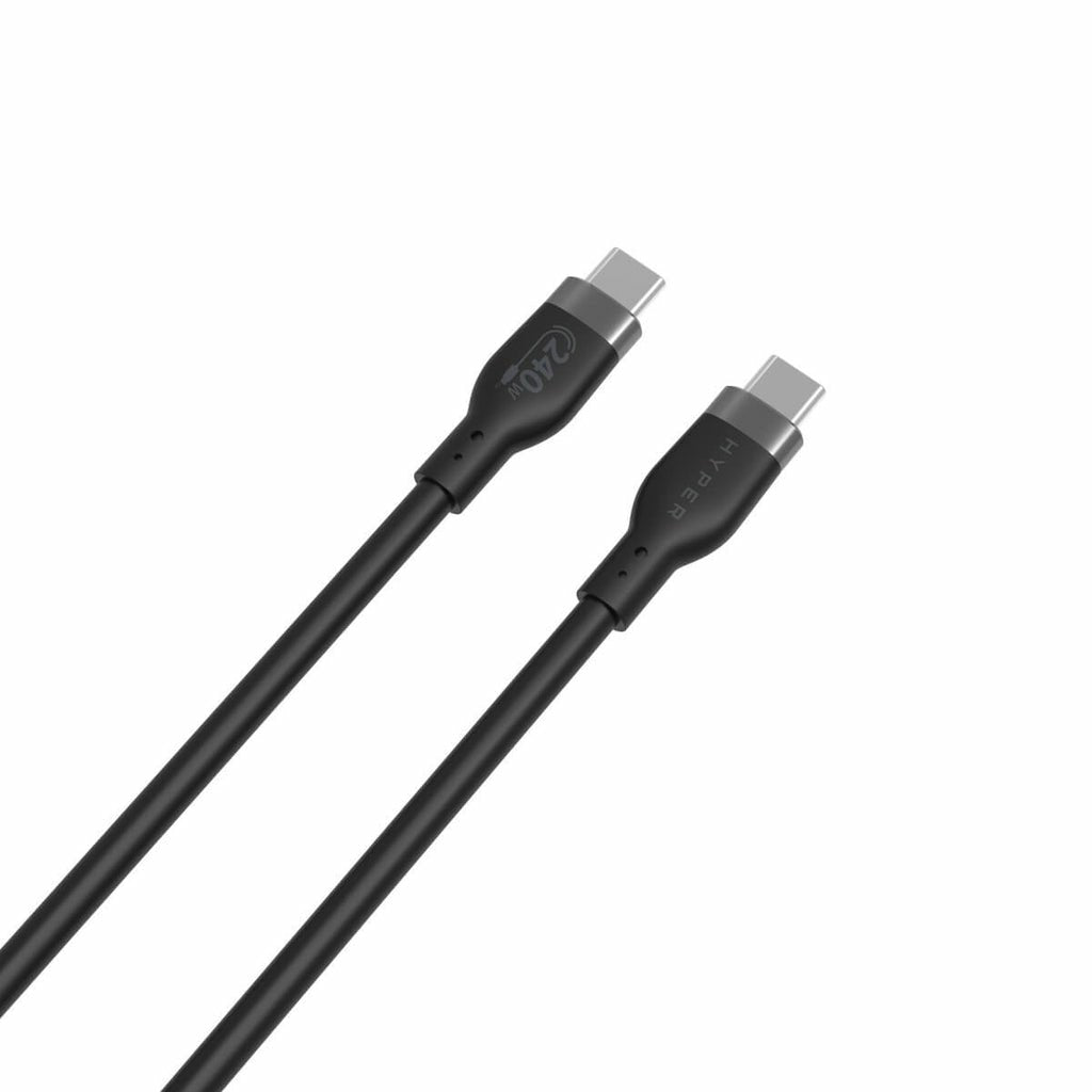 Cable  Hyper 2m Silicone 240w Usb-C De Carga - Black