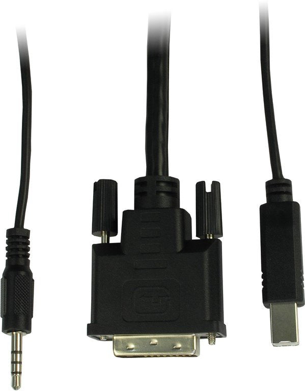 Inter-Tech Kvm Switch As-21da Dvi, 2 Port, Metal, Front Us