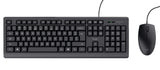 Trust Tkm-250 - Tastatur-Und-Raton-Set - De - Schwarz