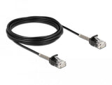 Delock Cable Rj45 Macho A Rj45 Macho Cat.6a 5 M Negro Proteccion Anti-Dobleces