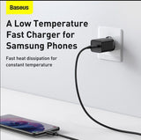 EAN 6953156206021 - Baseus TZCCSUP-L01 cargador de dispositivo móvil Smartphone Negro Corriente alterna, USB Carga rápida Int imagen 6