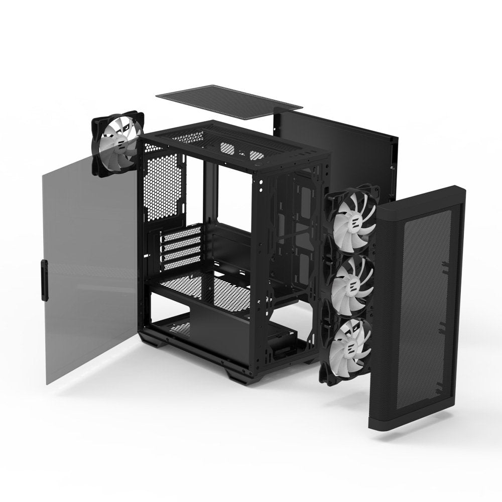 EAN 8809213766145 - Zalman M4 Black Mini Tower Negro imagen 9