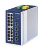 EAN 4711605288019 - PLANET IGS-4215-16T4X switch Gestionado L2/L4 Gigabit Ethernet (10/100/1000) Aluminio, Azul imagen 1