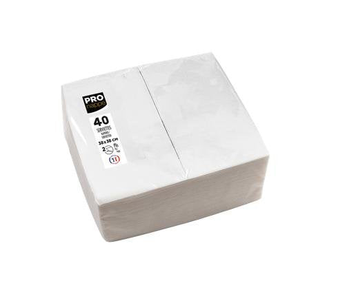 Pronappe Servietten 38,0 X 38,0 Cm Blanco