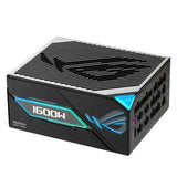 Asus Rog Thor 1600w Titanium Iii Evo (Rog Equalizer) (Negro, 2x 12 Pin High Power Gpu, 4x Pcie, Gestión De Cables, 1600 Watt) 90ye00vb-B0na00