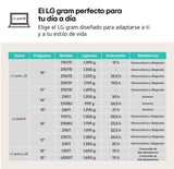 Portátil Lg Gram Pro 16z90ts G Intel Core Ultra 9 288v 48tops 32gb 1tb Ssd W11 16 "