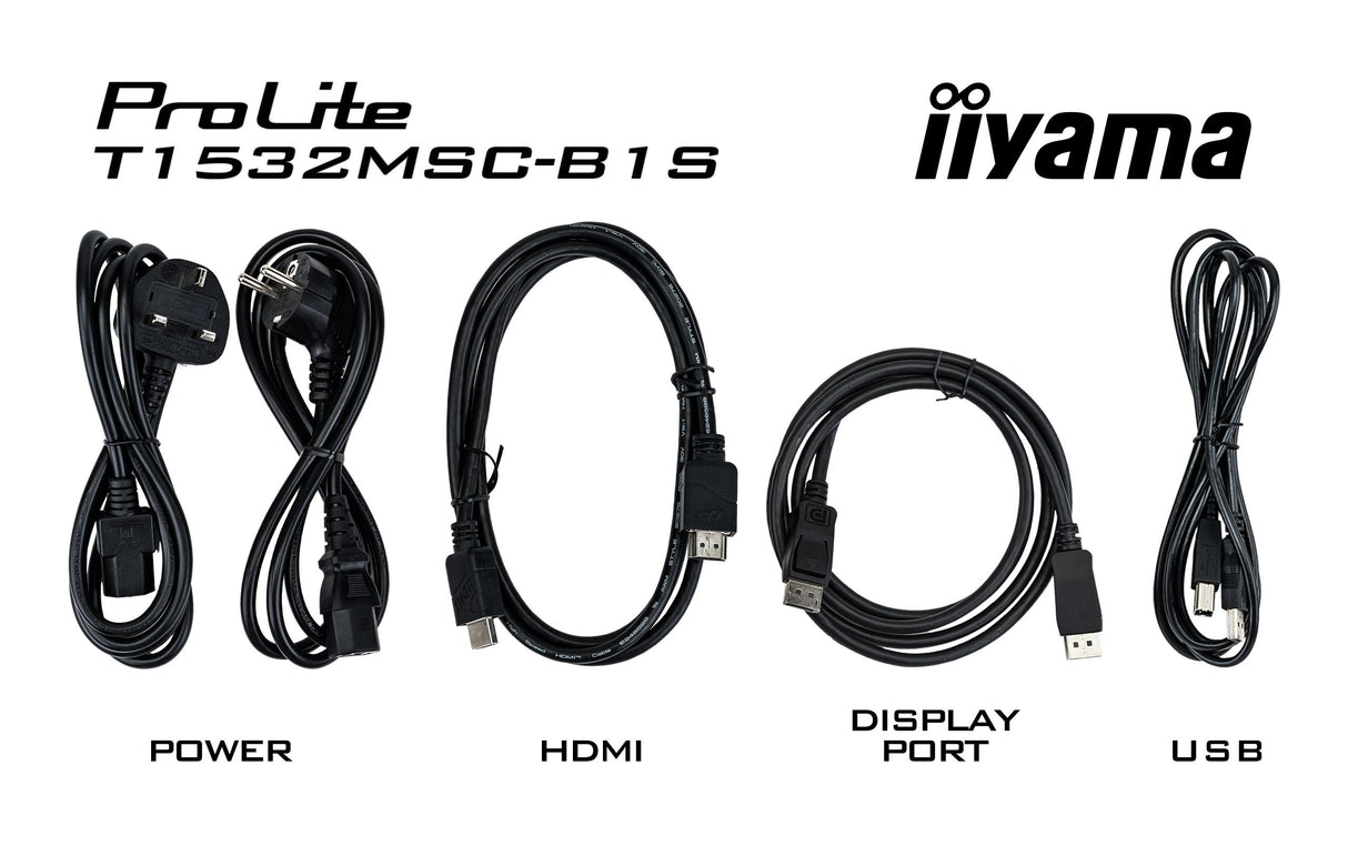 EAN 4948570122097 - iiyama ProLite T1532MSC-B1S pantalla para PC 38,1 cm (15") 1024 x 768 Pixeles XGA LCD Pantalla táctil Neg imagen 19