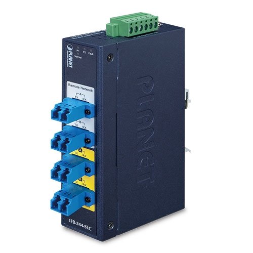 Indumrial 2-Channel Optical Fiber Bypass Switch