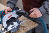 Sierra Circular A Batería Bosch Professional Gks 18v-57-2 Professional Azul/Negro, 2 Baterías Li-Ion Procore18v 5,5ah, En L-Boxx