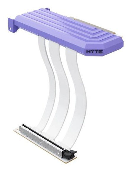 Hyte Pcie 5.0 Hyper Riser, Cable De Extensión Violeta/Blanco, 20cm Acc-Hyte-Pcie50-Tm