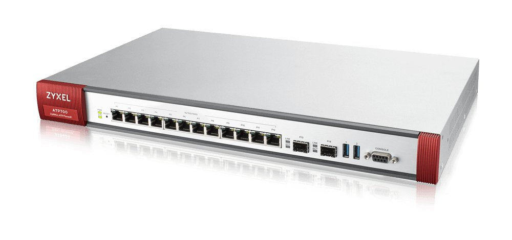 Zyxel Router Firewall Ports 2xsfp 2x Usb Atp700 Eu0102f