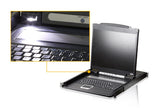 EAN 4710469343650 - ATEN CL1000N consola de rack 48,3 cm (19") Negro 1U imagen 3
