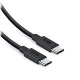 Sbs Usb-C Zu Usb-C Nylon-Kabel 2m 240w Schwarz