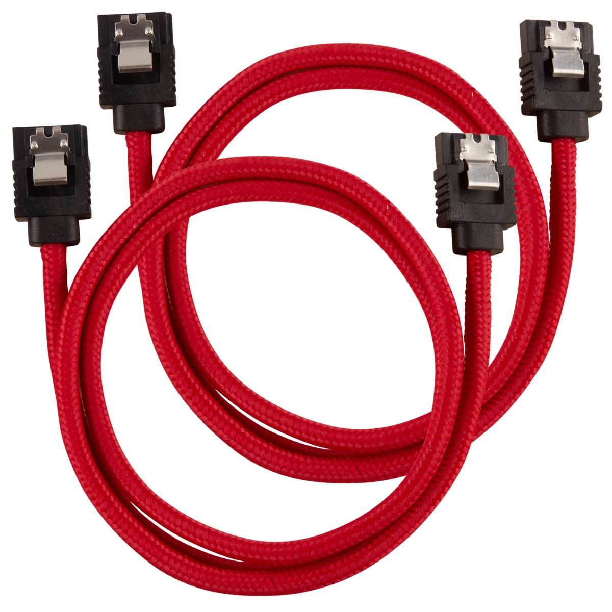 Corsair Cc-8900254 Cable De Sata 0,6 M Negro, Rojo