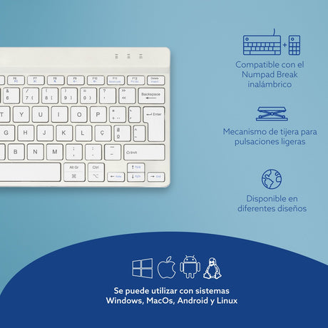 EAN 8719274492283 - R-Go Tools RGOCOPTWLWH teclado Universal Portugués imagen 14