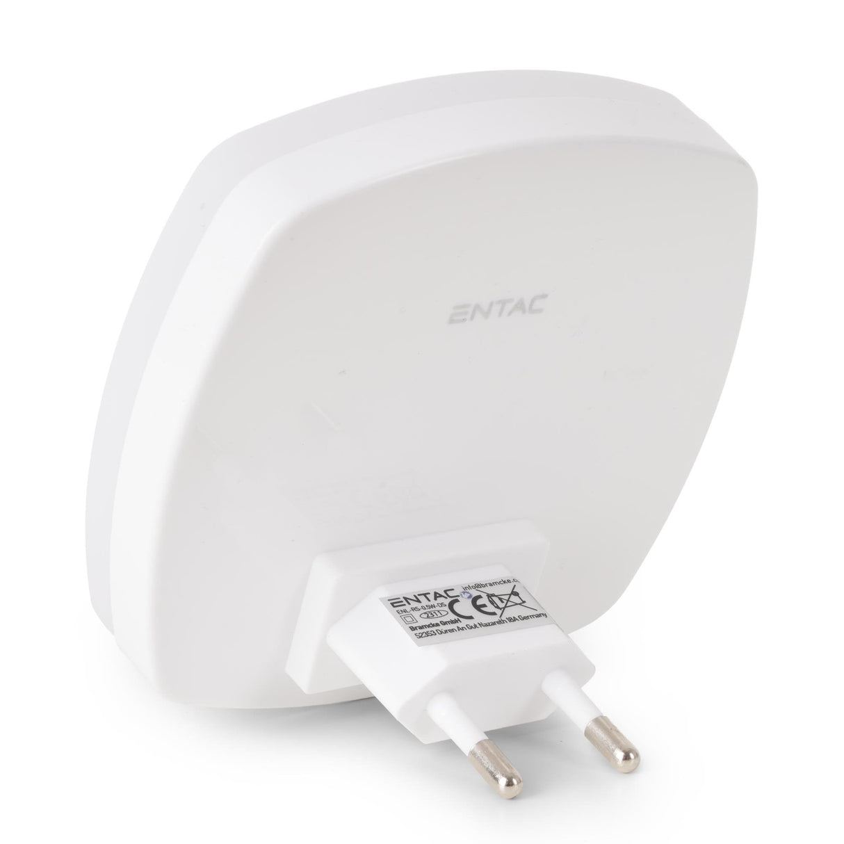 Entac Nachtlicht 0.5w Quadrat. Ww Blanco Dämmerungssensor