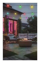 Hama Cadena De Bombillas Led Rgb Inteligente Para Exterior - Longitud 8m - Ip44 - Wifi - Flexible - Cable De