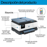 Impresora Multifunción De Inyección De Tinta Hp Officejet Pro 8135e 20ppm/10ppm Wifi Dúplex Fax
