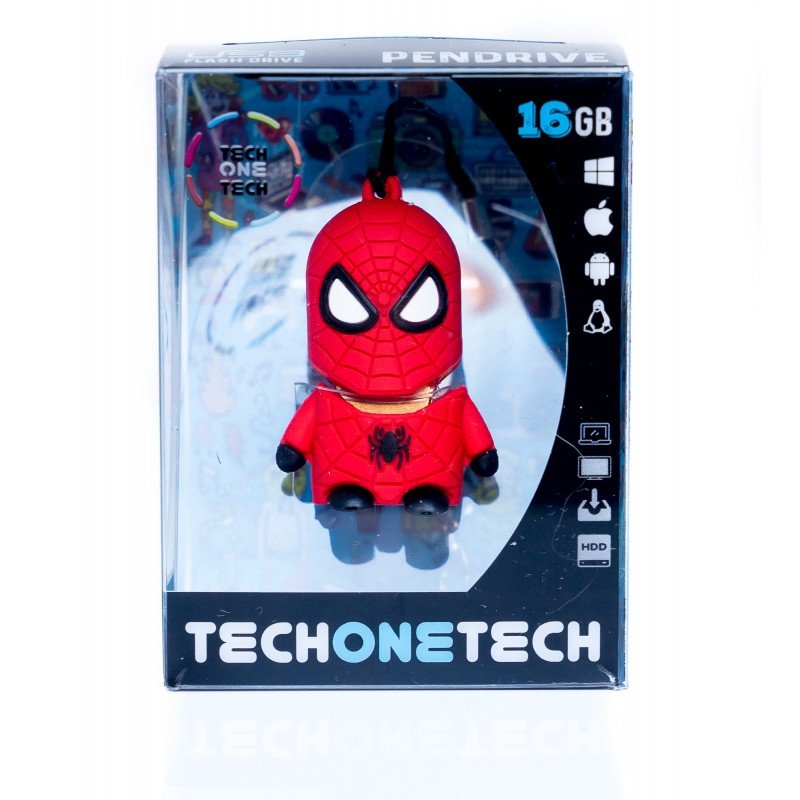 Pendrive 32gb Tech One Tech Super Spider Usb 2.0