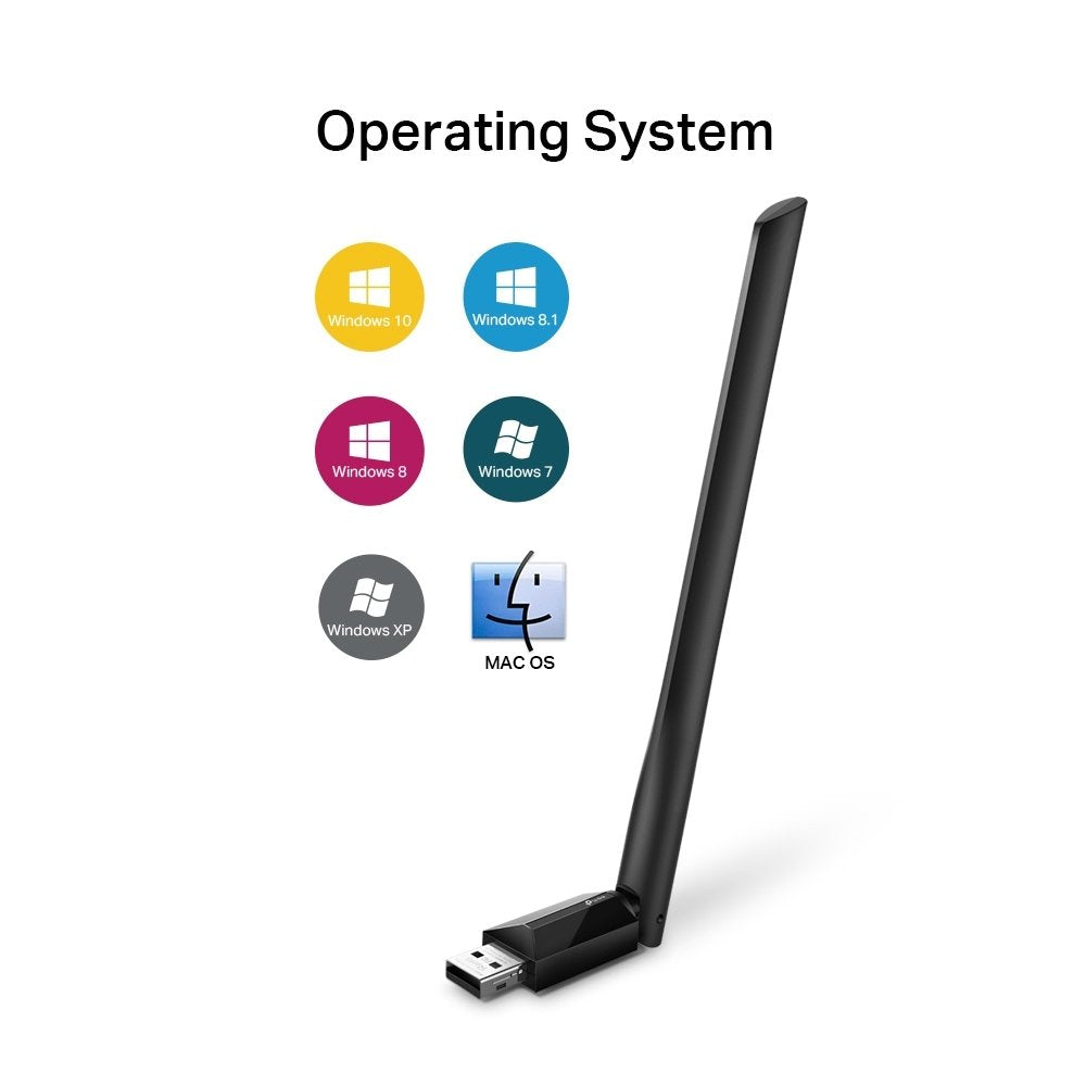 Adaptador Usb Wifi Tp-Link Archer T2u Plus 600mbps
