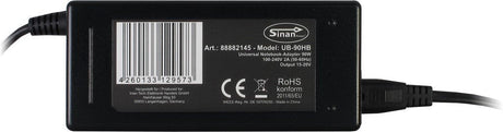 EAN 4260133129573 - Inter-Tech Sinan UB-90HB adaptador e inversor de corriente Universal 90 W Negro imagen 5