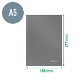 Leitz Notebook Solid A5 Square Paper Hardfunda 80 Sheets Blue