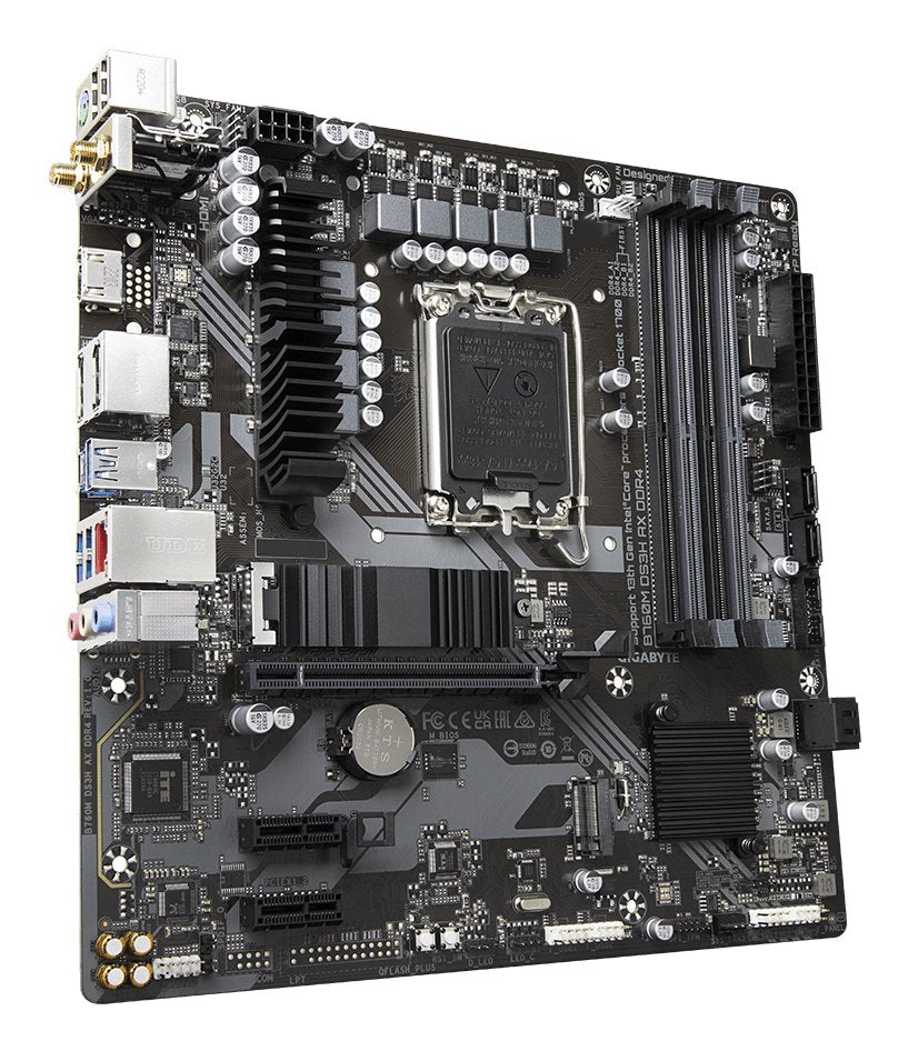 Placa Base Gigabyte B760m Ds3h Ax 1700 Matx 4xddr4