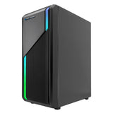 Caja  Atx Deep Gaming A230 Rgb 13 Modos  Usb 3.0 Negra Dg-Cha-A230-0