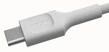 Green Cell Usb-C To Usb-C Cable Powerstream 100w 0.3m Blanco - Braided