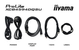 EAN 4948570126293 - iiyama ProLite XCB4594DQSU-B1 pantalla para PC 113 cm (44.5") 5120 x 1440 Pixeles Dual QHD LED Negro imagen 20