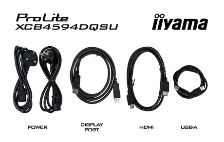 EAN 4948570126293 - iiyama ProLite XCB4594DQSU-B1 pantalla para PC 113 cm (44.5") 5120 x 1440 Pixeles Dual QHD LED Negro imagen 20