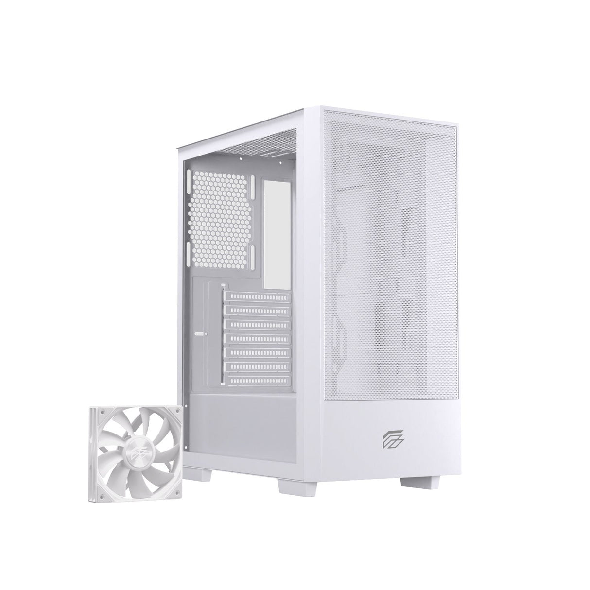 Caja Atx Semitorre Einarex P100 Core Blanca Excs-Pl-100c-W