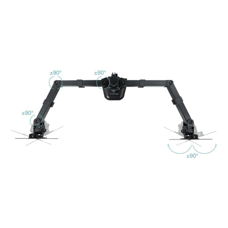 EAN 8433281014374 - TooQ DB1802TN-B soporte para monitor 81,3 cm (32") Escritorio imagen 3