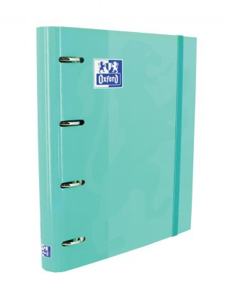 Oxford Carpeta De Anillas 4 X 35mm Europeanbinder C/Recambio 100h A4+ 5x5 Cierre C/Goma C/Surtidos