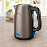 EAN 8720389013867 - Philips Viva Collection HD9355/92 tetera eléctrica 1,7 L 1900 W Negro, Cobre imagen 3