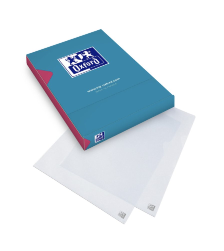 Oxford Sichthüllen Mandard A4 Pp 012 Mm Genarbt 100mk