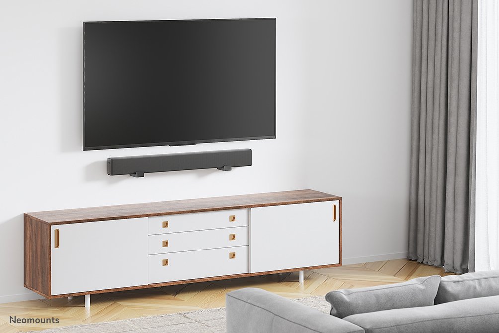 Soporte Universal Para Barra De Sonido, Ajustable En Profundidad (9-15,4 Cm) 15kg Awl29-550bl1 Neomounts