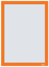 Nobo Pack De 2 Marcos Autoadhesivos Magneticos En Formato A4 - Colocacion En Vertical U Horizontal - Marco De Color