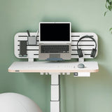 Leitz Schreibtisch-Organizer 80x25cm Pegboard M.Notebookhalter Ergo Blanco