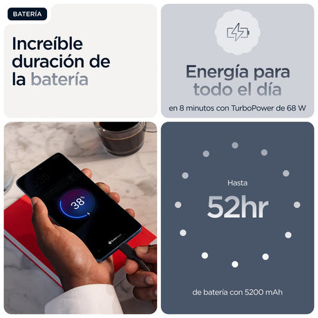 EAN 840023295898 - Motorola edge 60 fusion 16,9 cm (6.67") SIM doble Android 15 5G USB Tipo C 8 GB 256 GB 5200 mAh Gris imagen 19