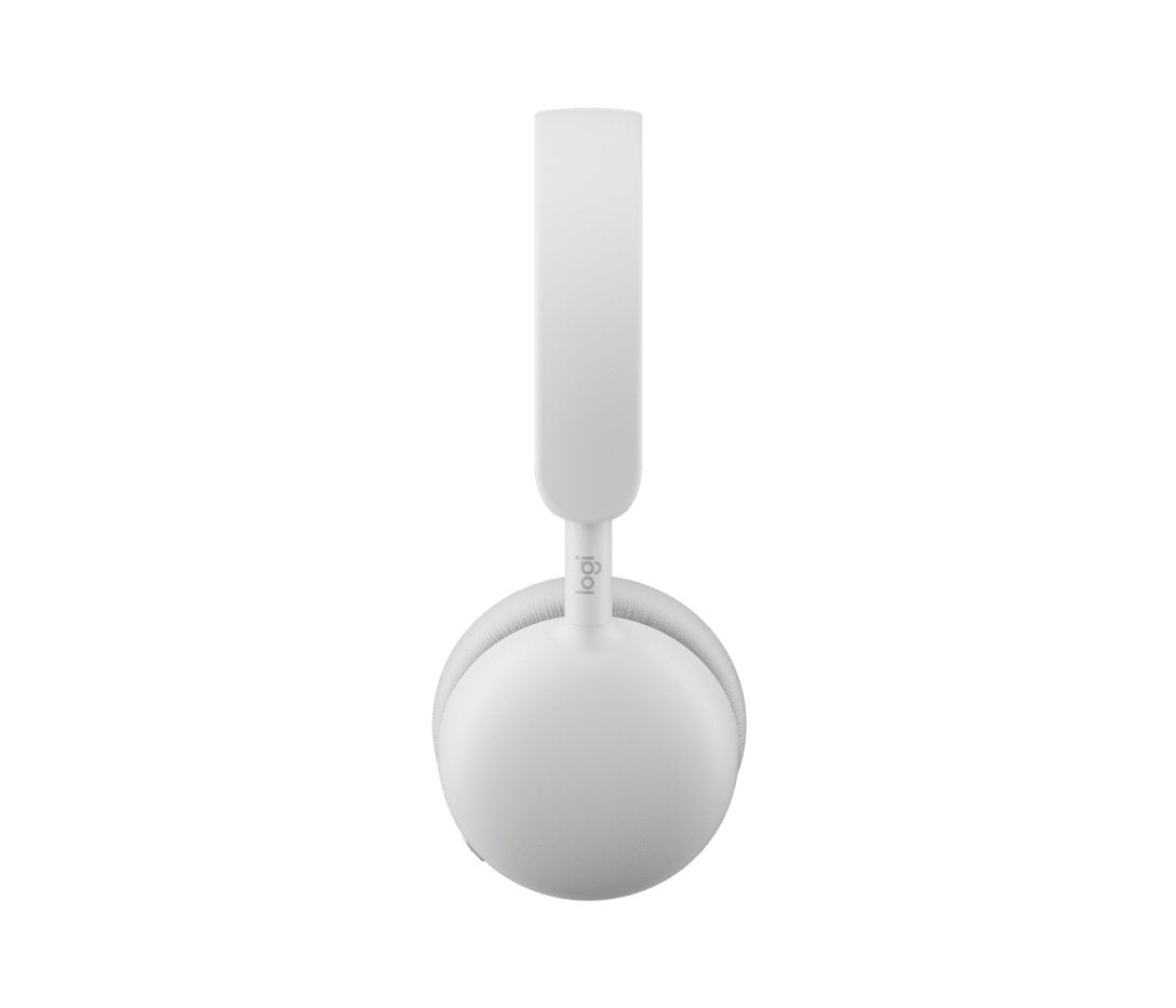 Auriculares Logitech Zone Wireless 2 Inalámbricos Bluetooth Con Cancelación De Ruido Blanco Crudo