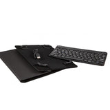 Funda Universal Gripcase Silver Ht Para Tablet 9-10\11 + Teclado Bluetooth Negro