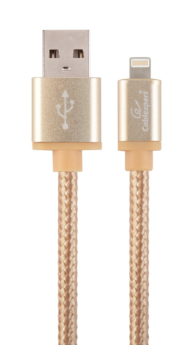 EAN 8716309101080 - Cablexpert CCB-MUSB2B-AMLM-6-G cable de conector Lightning 1,8 m Oro imagen 1