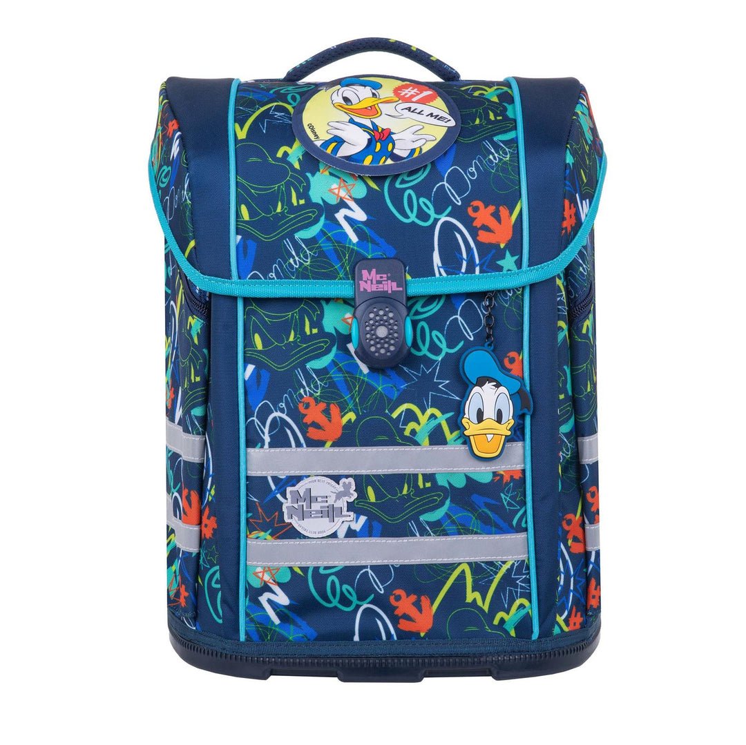 Mcneill Juego De Mochila Escolar Perfecto 5tlg. Donald Duck