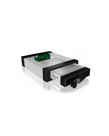 EAN 4250078188506 - ICY BOX Carrier IB-129SSK-B Caja de disco duro (HDD) Aluminio, Negro 2.5/3.5" imagen 5