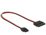 Delock Cable Power Sata 15 Pin Macho Slim 20 Cm