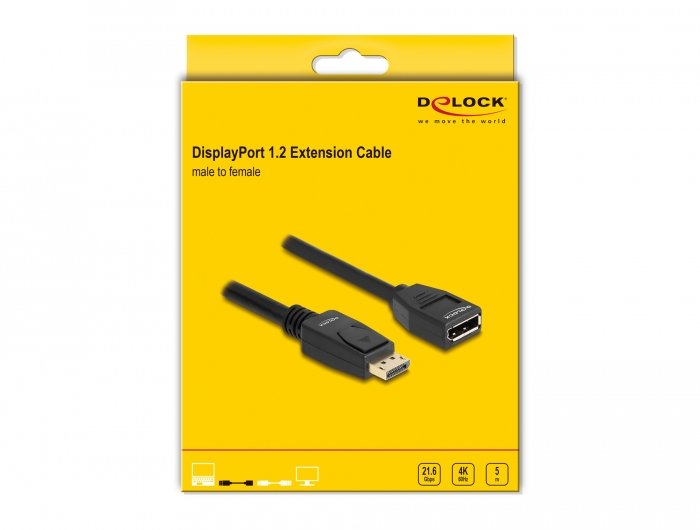 EAN 4043619800049 - DeLOCK 80004 cable DisplayPort Negro imagen 2