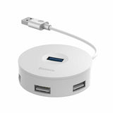 EAN 6953156284241 - Baseus 6953156284241 hub de interfaz USB 2.0 5120 Mbit/s Blanco imagen 1