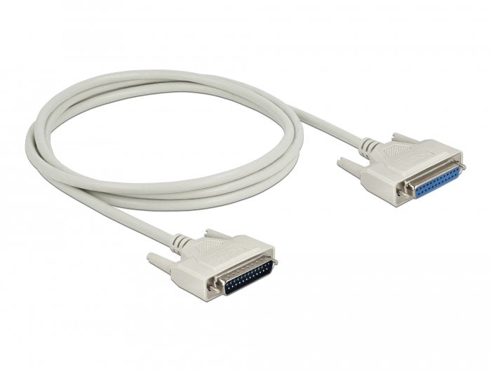 Delock Serielles Cable D-Sub 25 Stecker Zu Buchse 2 M