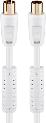 Antenna Connection Cable, 100% Shielded, Ferrite, Gold Plate